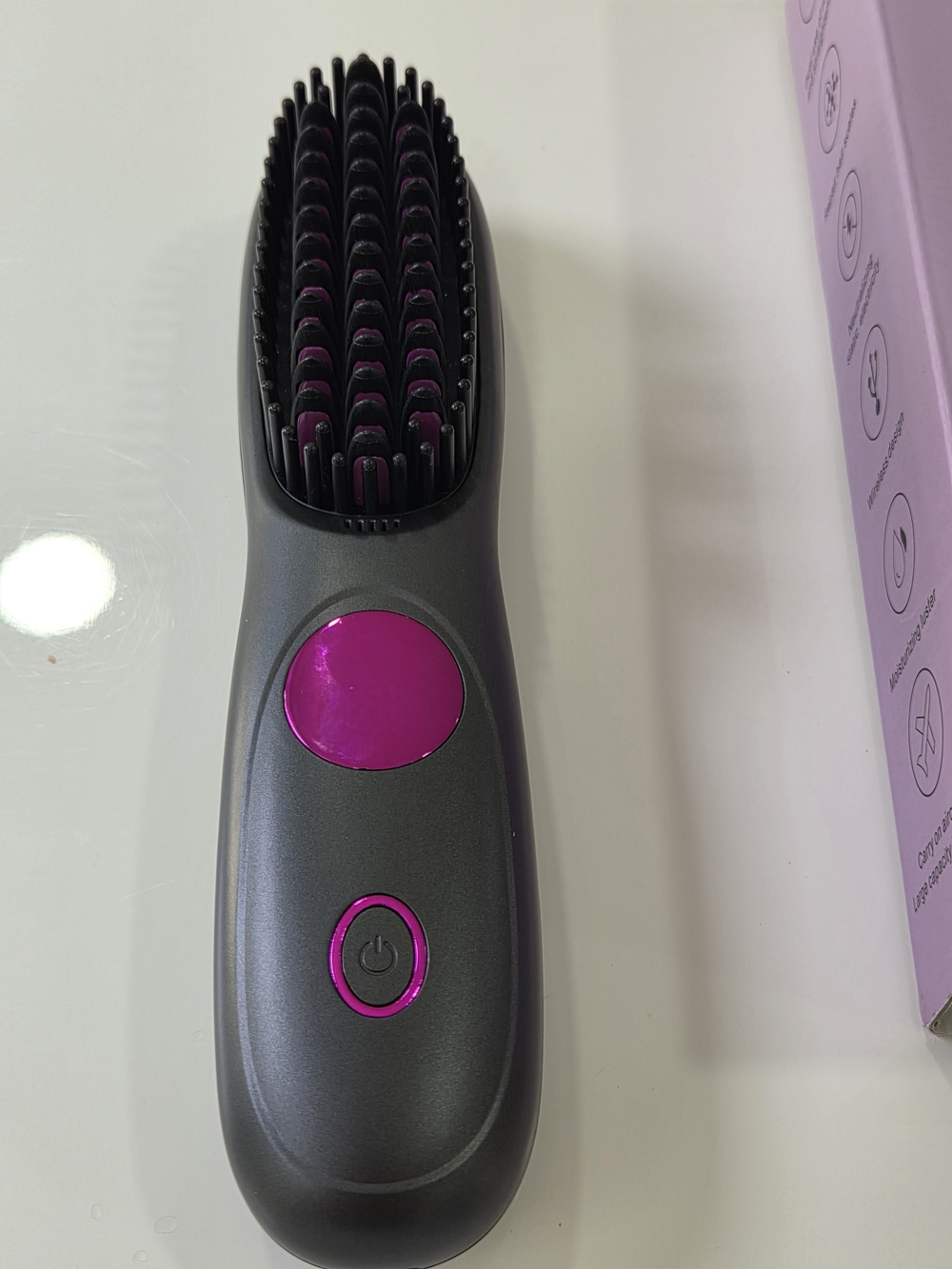 wireless straight hair comb